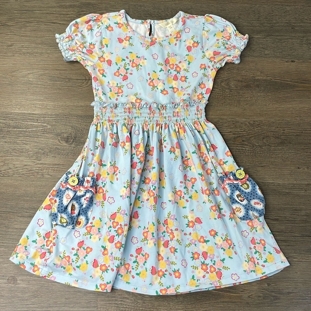 Matilda Jane Little Girls Chalkboard Doodles Lap Dress, size 6